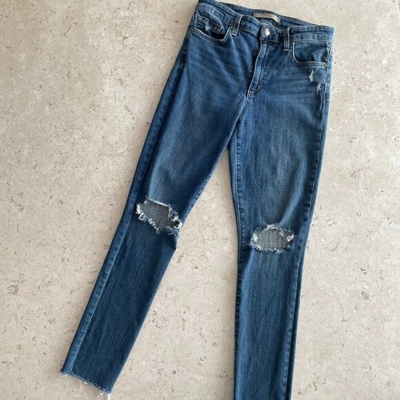 Joe's Jeans Denim - Joe's Jeans Women's Franklin Skinny High Rise Distressed Hem, Size 28